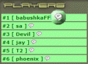 player list